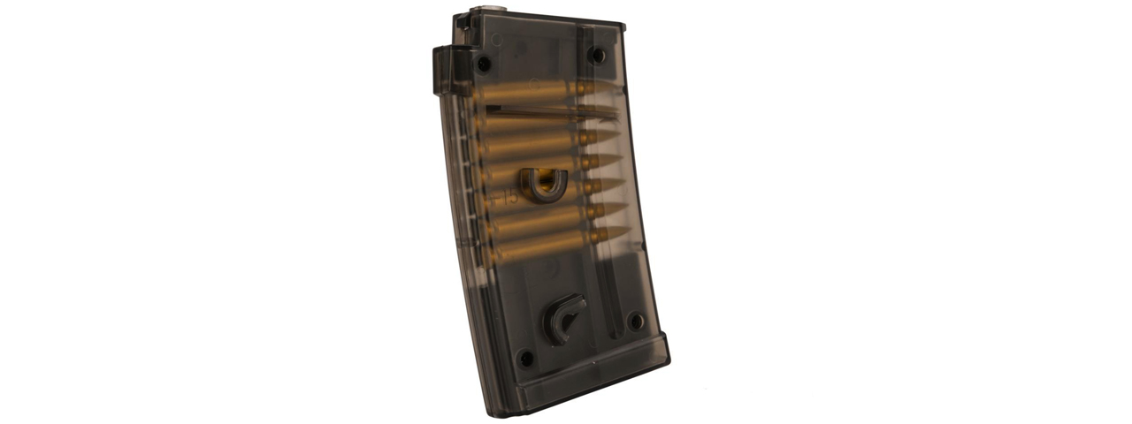 Double Eagle Translucent 40 Round Magazine with Dummy Rounds for M82 LPAEG Airsoft Gun - Click Image to Close